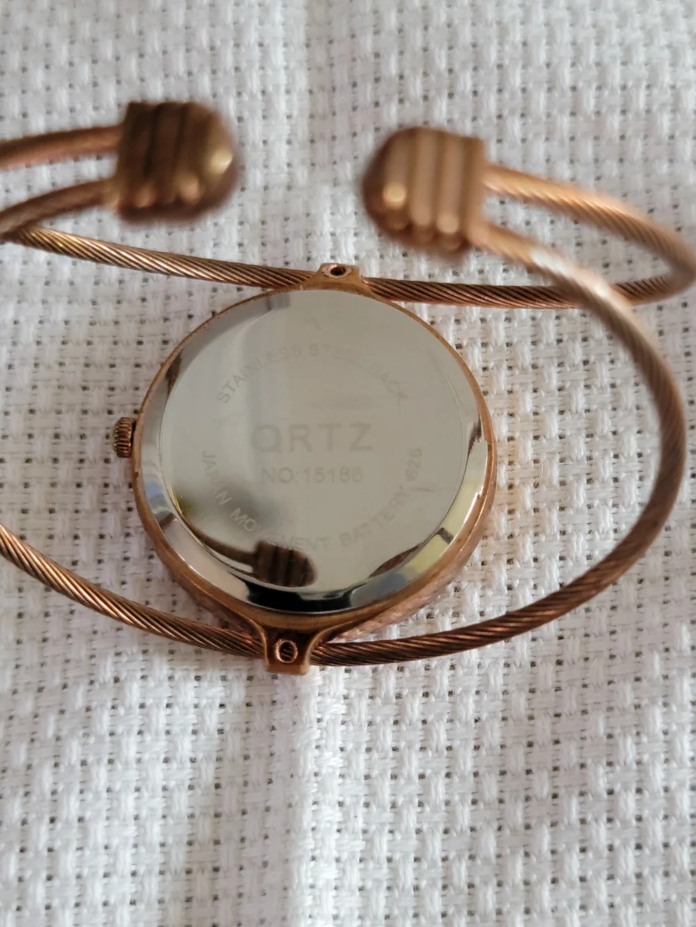Women's Copper Tone Bangle Watch - Unbranded